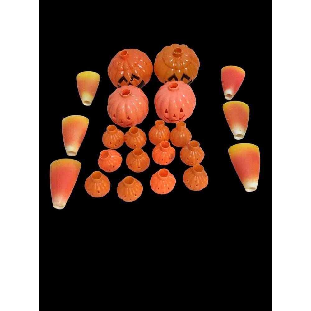 Vintage Halloween pumpkin &candy cones blow molds Mix Sizes